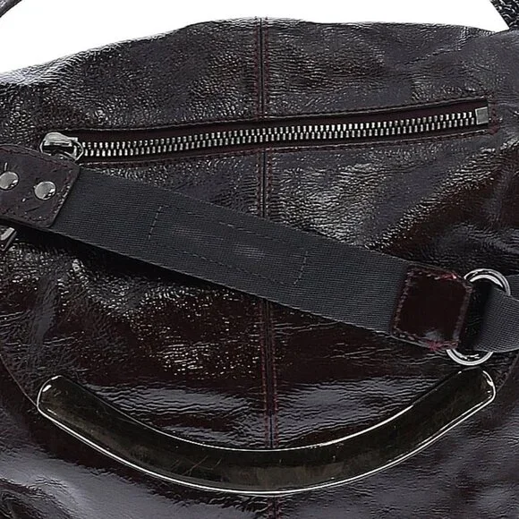 Hobo International Burgundy Leather Shoulder Strap Crossbody Bag - Picture 6 of 6